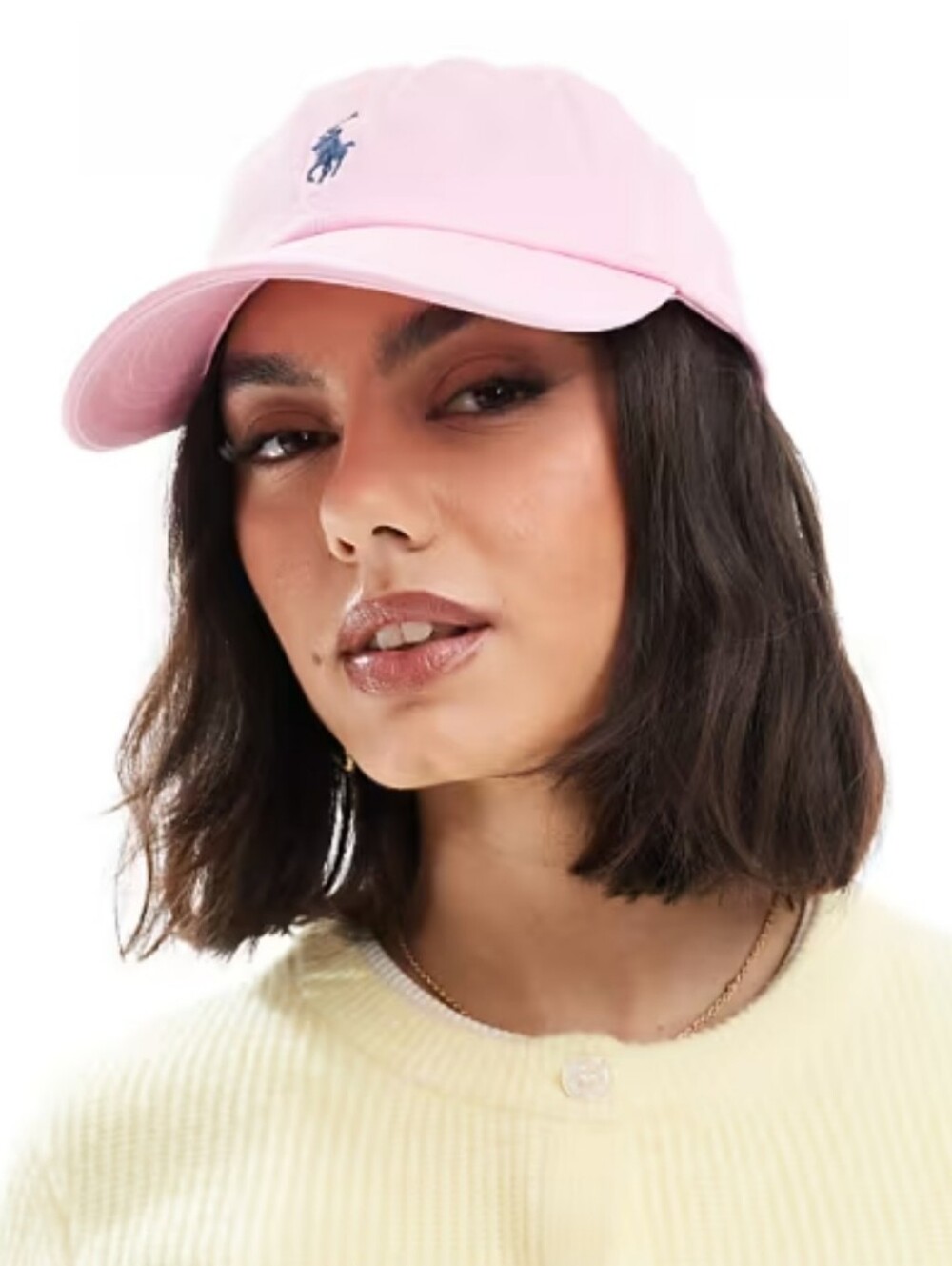 Vintage 90s Polo Ralph Lauren Pony Logo Pink Baseball Cap